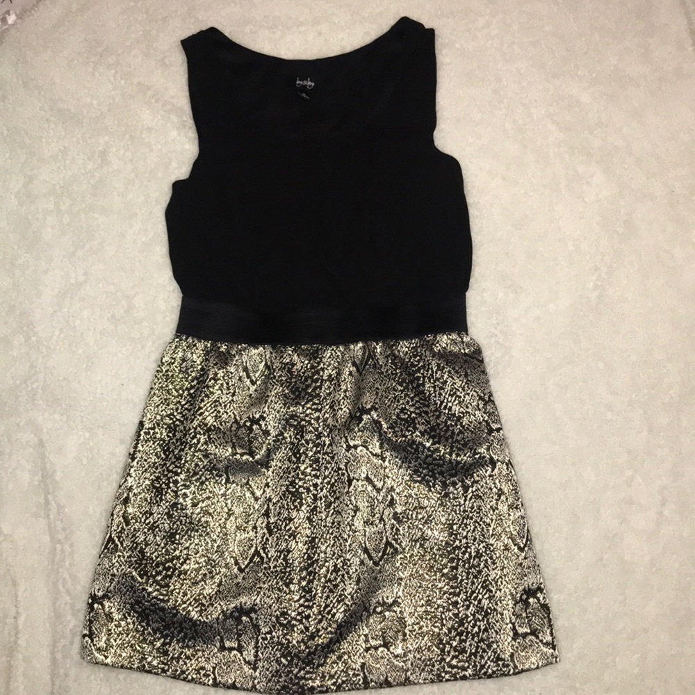 Black and Gold Dress